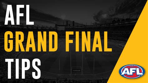 afl betting odds grand final|AFL Grand Final Tips & Predictions .